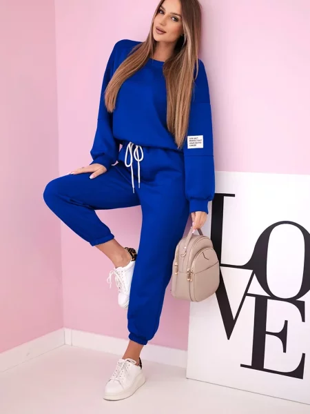 Pantaloni Kesi Włoski albastru