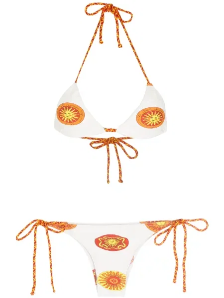 Bikini Amir Slama cu imagine alb