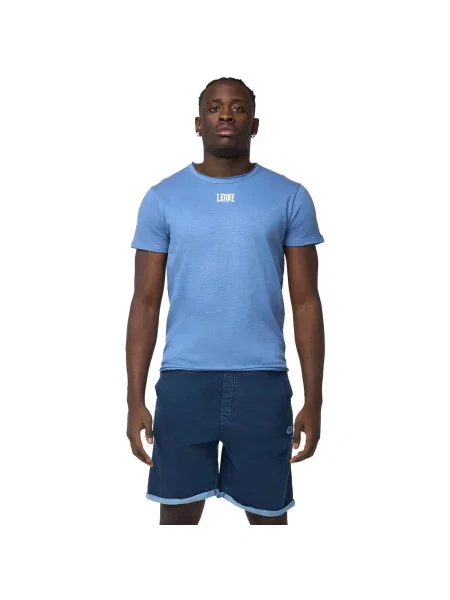 Scurt tricou Leone 1947 cu mâneci scurte albastru