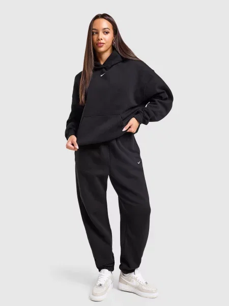 Nike Bluza Z Kapturem W Nk Stdo Flc Mw Os Po Hdy czarna