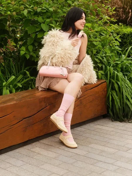 UGG балеринки от велур W Quill Mary Jane бежово