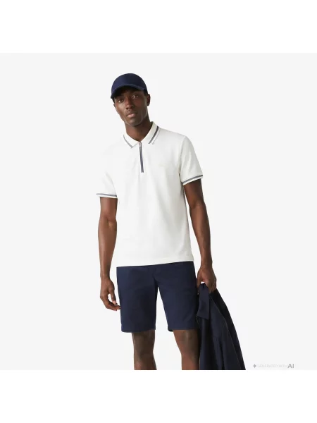 Lacoste Polo O Kroju Regular Fit biały