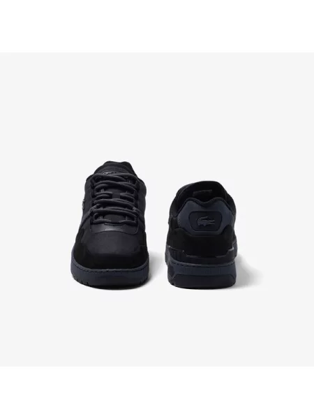 Lacoste Buty Zimowe T-Clip Z Materiału Tekstylnego I Skóry czarne