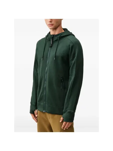 Sweter C.p. Company z kapturem zielony