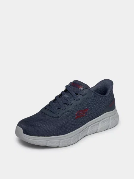 Кожаные повседневные кроссовки Skechers синие
