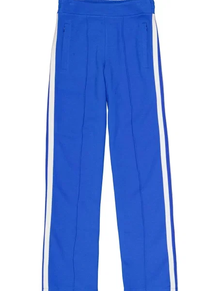 GARCIA Pantaloni albastru cobalt alb