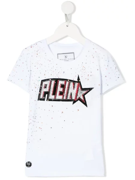 Koszulka dziecięca Philipp Plein biała