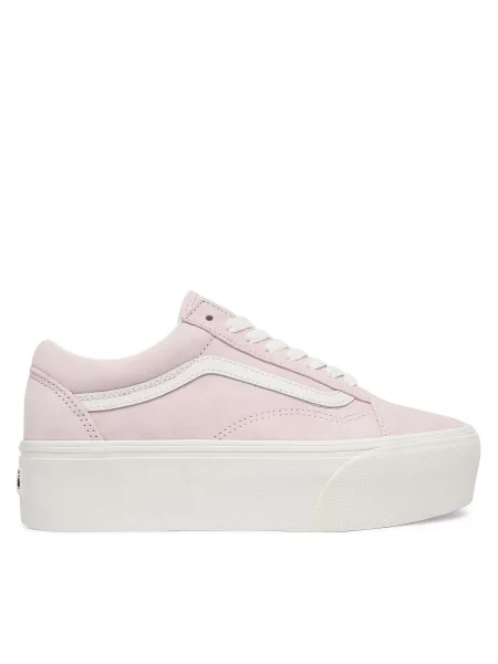 Πάνινα παπούτσια Vans Old Skool Platform Ανοιχτό ροζ