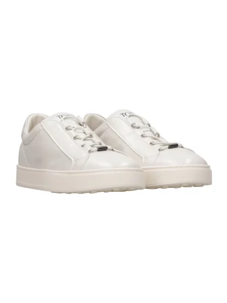 Sneakersy Tod's z logo białe