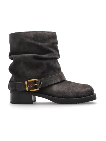 Botki Michael Kors zamszowe brązowe