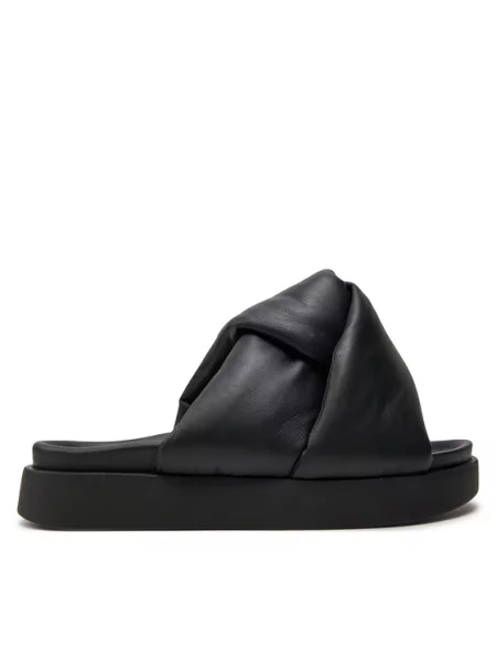 Inuikii Klapki Soft Crossed czarny