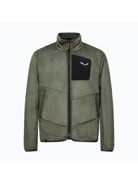 Мъжки суитшърт за трекинг Salewa Puez Warm Full Zip faded green зелено