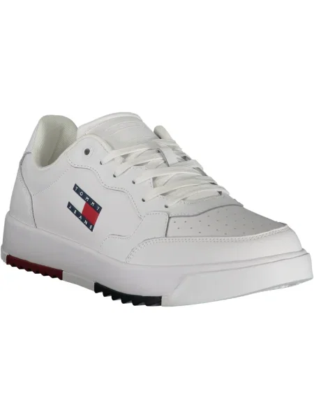 Sneakerși Tommy Jeans din piele negru