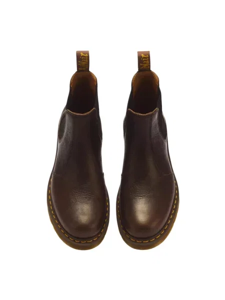 Sztyblety Dr. Martens skórzane brązowe