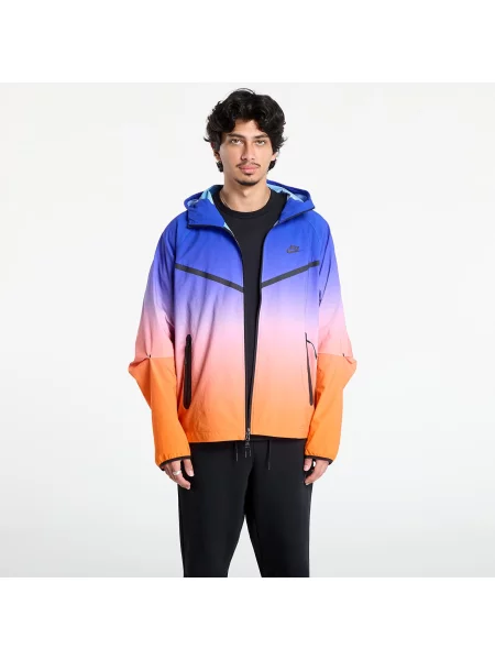 Jacheta Nike Tech Woven Full-Zip Jacket Game Royal/ Safety Orange L portocaliu