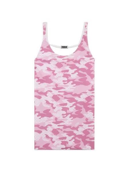 Rochie mini Gcds cu imagine de costum mini roz