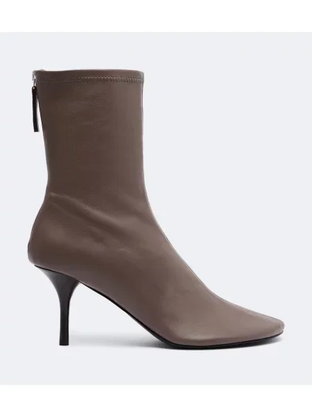 Cizme scurte Acne Studios din piele maro