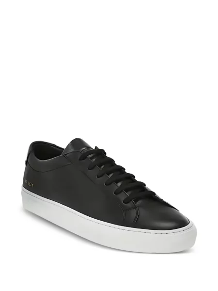 Sneakerși Common Projects din piele negru