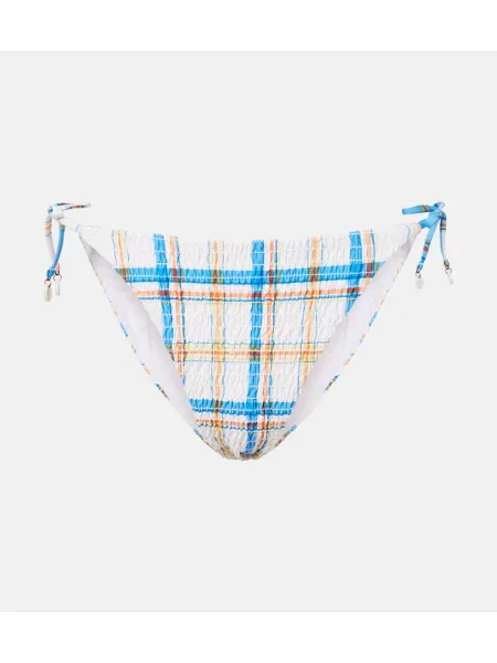 Bikini Polo Ralph Lauren în carouri alb