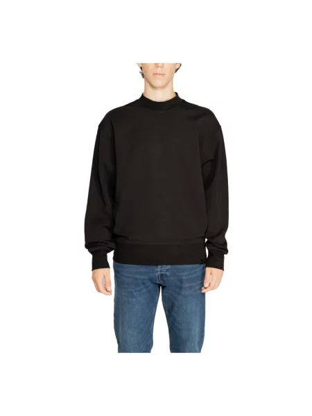 Bluza Calvin Klein z długim rękawem czarna