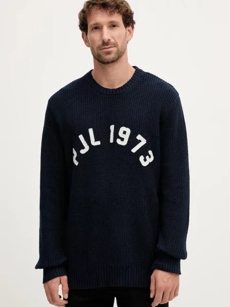 Pepe Jeans pulover de bleumarin călduros