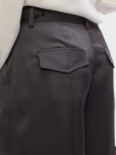 Атласные брюки карго Calvin Klein Jeans серые