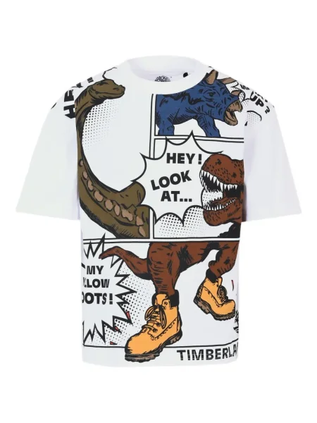 Koszulka dziecięca Timberland biała