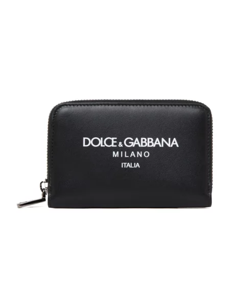 Portfel Dolce And Gabbana z logo czarny