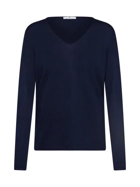 TOM TAILOR Pulover închis albastru