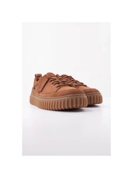 Čipkované tenisky Clarks čierna