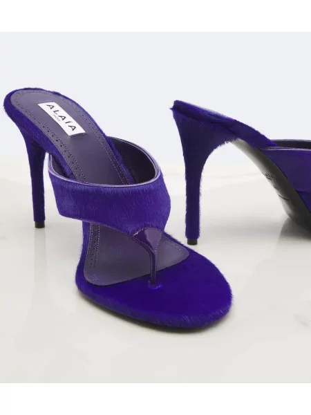 Chiloți tanga Alaïa violet