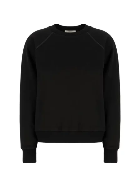 Hanorac The Row cu decolteu rotund negru