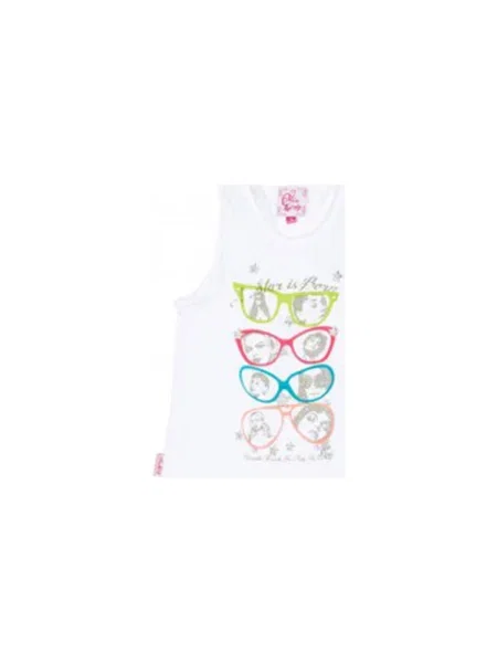 Top Miss Girly biela