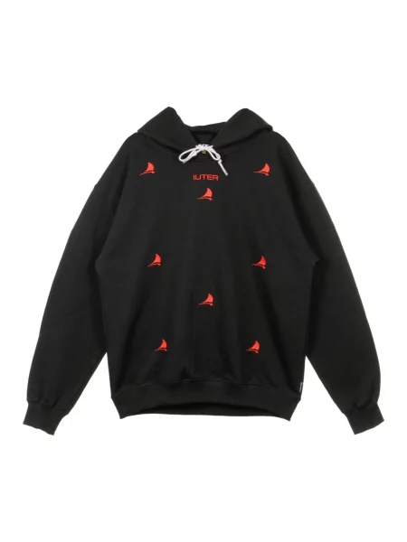 Bluza z kapturem Iuter z kapturem czarna