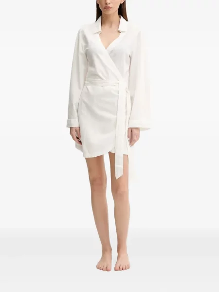 Rochie mini Melissa Odabash de costum alb