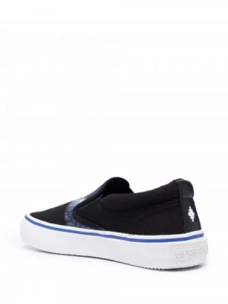 Sneakersy Marcelo Burlon County Of Milan wsuwane skórzane czarne