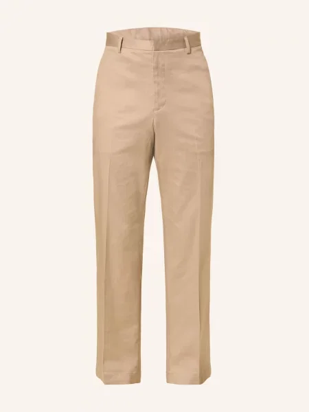 Baldessarini Spodnie Garniturowe O Kroju Regular Fit beige beżowe