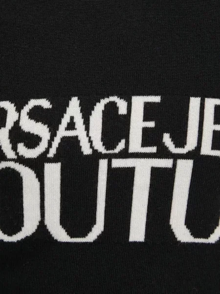 Versace Jeans Couture gyapjú pulóver fekete
