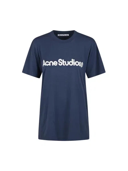 Koszulka Acne Studios niebieska