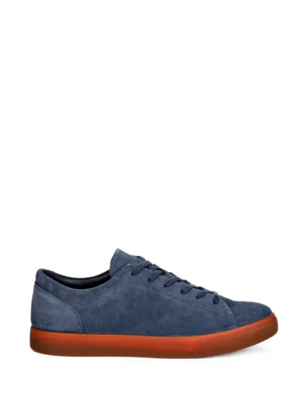 Sneakerși Ecco din piele de căprioară albastru