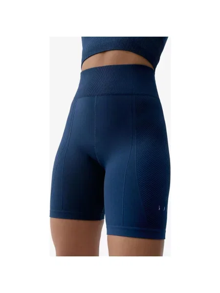 Legginsy krótkie Born Living Yoga India granatowe S niebieskie
