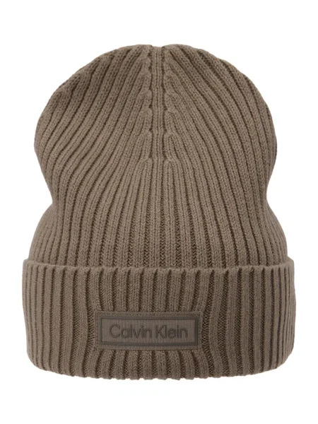 Calvin Klein Căciulă Patch Chunky bej