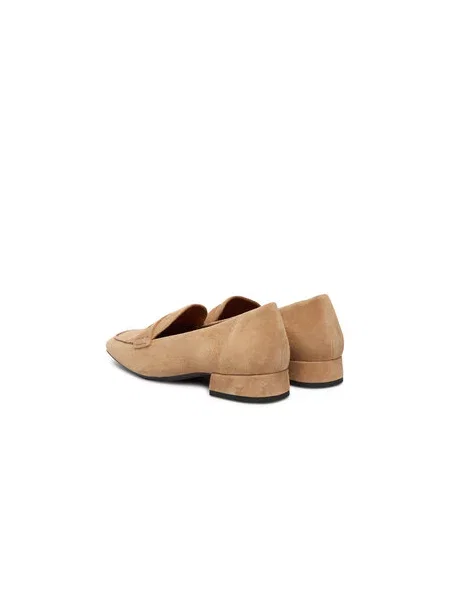 Velúr lapos talpú félcipő Vagabond Shoemakers bézs