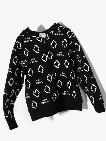 Bluza z kapturem dziecięca County Of Milan czarna
