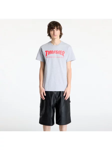 Tricou Thrasher Skate Mag T-Shirt Gray/ Red L gri