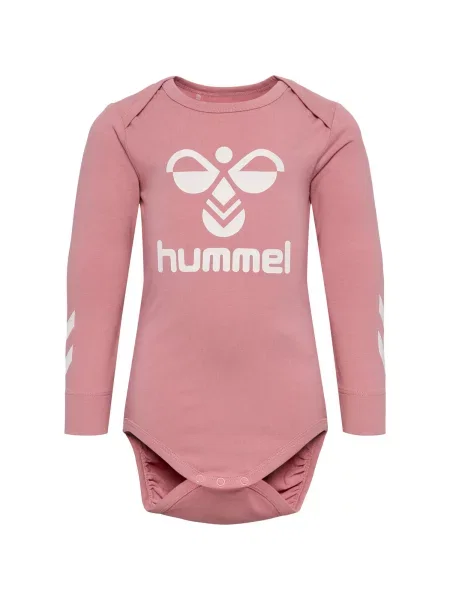 Body z długim rękawem dla dziewczynki Hummel Marie różowy