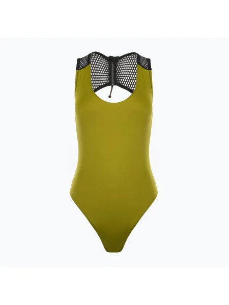 Olcsóbban. Női egyrészes fürdőruha Nike Wild Méret: XS zöld