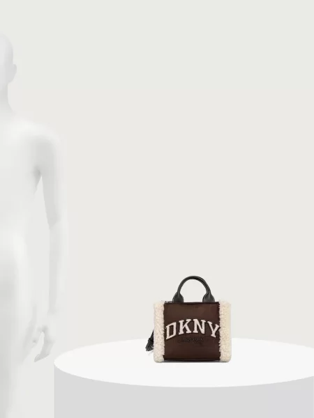 Замшевая сумка через плечо Dkny