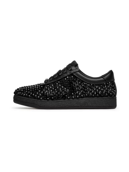 Sneakersy Loriblu skórzane czarne