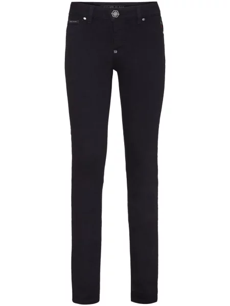 Blugi skinny Philipp Plein skinny fit negru